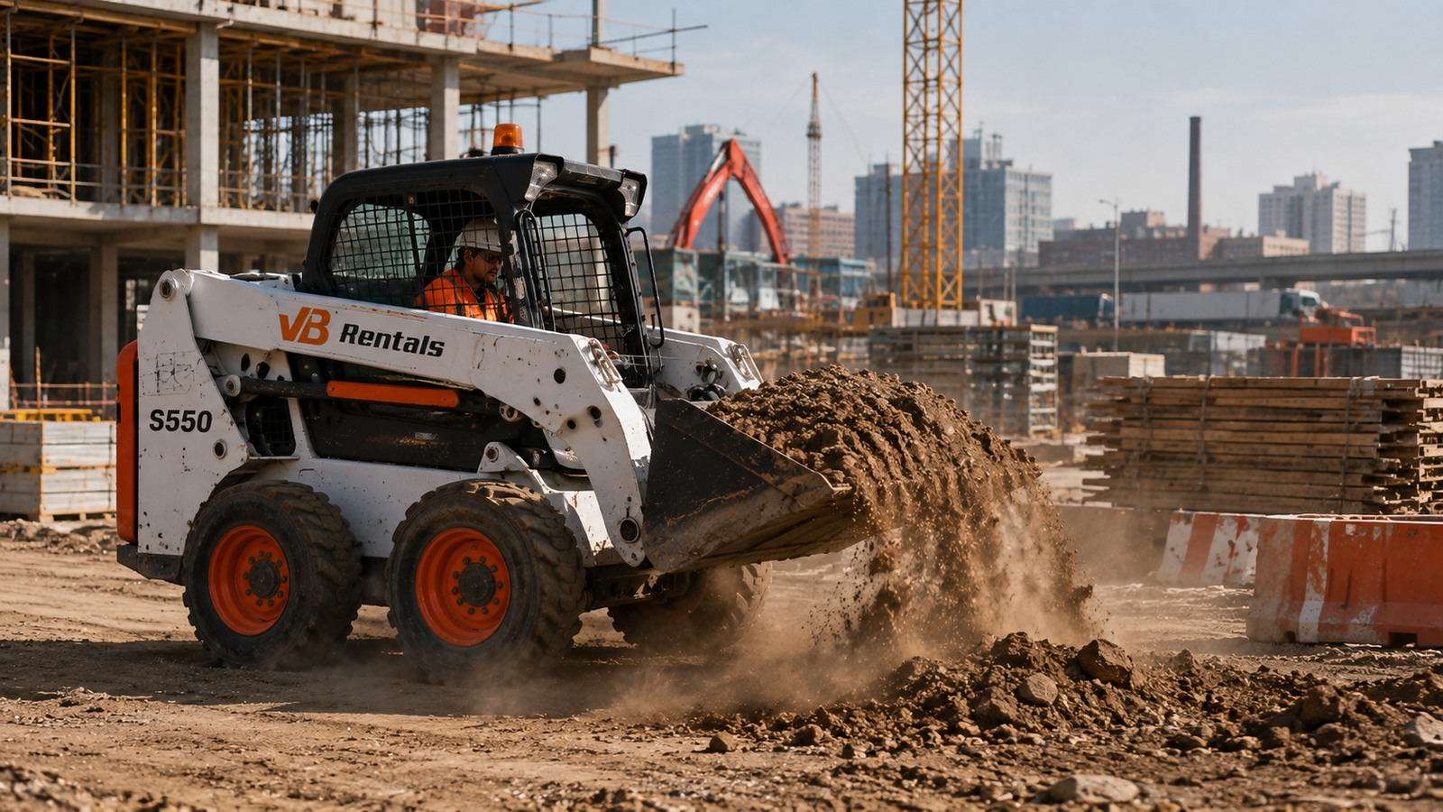 Arriendo de maquinaria de construcción en Santiago de Chile - van Beek Rentals